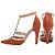 Scarpin Caramelo e Bege Feminino 65054H - Imagem 3