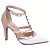 Scarpin Branco Rose Cobre Feminino 65054F - Imagem 1