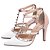 Scarpin Branco Rose Cobre Feminino 65054F - Imagem 5