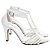 Scarpin Branco Pérolas Feminino Noiva 67062A - Imagem 4