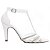 Scarpin Branco Strass Feminino Noiva 67063A - Imagem 2