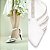 Scarpin Branco Strass Feminino Noiva 67063A - Imagem 7