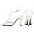 Scarpin Branco Strass Feminino Noiva 67063A - Imagem 3
