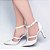 Scarpin Off White Tachas Feminino 65054C - Imagem 6
