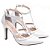 Scarpin Off White Tachas Feminino 65054C - Imagem 4