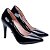 Scarpin Preto Classic Vernizado Feminino 162500A - Imagem 4