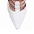 Scarpin Branco com Rose Metalizadas 66082A - Imagem 6