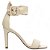 Sandália Feminina Tornozeleira Off White 30017B - Imagem 2