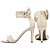 Sandália Feminina Tornozeleira Off White 30017B - Imagem 3