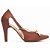 Sapato Scarpin Feminino Laço cor Caramelo 67076D - Imagem 2