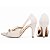 Saparto Scarpin Feminino Laço cor Off White 67076E - Imagem 3