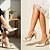 Saparto Scarpin Feminino Laço cor Off White 67076E - Imagem 7