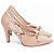 Sapato Scarpin Feminino Laço cor Rose 67076B - Imagem 5
