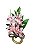 Porta Guardanapo Bouquet Mini Orquidea Rose - Imagem 1