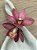Porta Guardanapo Duo de Orquídea Rosa  – Argola de Madeira | Unidade - Imagem 6