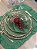 Porta-Guardanapo Natalino com Maçã Vermelha, Galhos e Laço Xadrez – Decoração de Mesa Posta Natal - Imagem 5