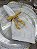 Sousplat Bordado Dupla Face Flor Amarelo 38cm - Imagem 3