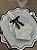 Sousplat Bordado Dupla Face Xadrez Preto e Branco x Lado Branco Bordado Preto | Nylon 600 - Imagem 8