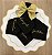Guardanapo Preto Bordado Dourado com Palavras – Linho Misto 43x43 cm - Imagem 12