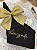 Guardanapo Preto Bordado Dourado com Palavras – Linho Misto 43x43 cm - Imagem 11