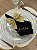 Guardanapo Preto Bordado Dourado com Palavras – Linho Misto 43x43 cm - Imagem 6