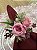 Porta-Guardanapo Floral com Rosas Rosa – Mesa Posta Delicada - Imagem 7