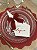 Sousplat Lugar Americano Redondo Dupla Face Vermelho e Branco 38cm – Unidade - Imagem 4