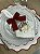 Sousplat Lugar Americano Redondo Dupla Face Vermelho e Branco 38cm – Unidade - Imagem 6