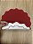 Sousplat Lugar Americano Redondo Dupla Face Vermelho e Branco 38cm – Unidade - Imagem 1