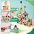 Block Building Tubos Magneticos 56 pecas - Imagem 6
