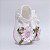 A356 Sapatinho de croche menina branco e rosa bebe perola - Imagem 1