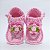 A342 Sandalinha de croche de menina bebê rosa - Imagem 5