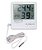 Termo-higrômetro digital temperatura int/ext, função máx/ mín e umidade interna ref 7663 - Imagem 1