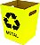 KIT DE 4 CESTOS DE LIXO APPS MIX (PAPELÃO) P/ RECICLÁVEIS - Imagem 2