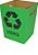 KIT DE 4 CESTOS DE LIXO APPS MIX (PAPELÃO) P/ RECICLÁVEIS - Imagem 4