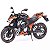 Miniatura Kawasaki Z800 2014 Laranja Automaxx 1:12 - 18 cm - Imagem 2
