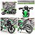 Miniatura Kawasaki Z800 Verde 2014 Automaxx 1:12 - Imagem 4