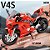 Miniatura Ducati Panigale V4 S Huayi 1:12 Acende Faróis - Imagem 1