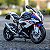 Miniatura BMW S 1000 RR  2021 Tricolor Welly 1:12 - Imagem 1