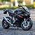 Miniatura BMW S 1000 RR 2021 Preto Welly 1:12 - Imagem 1