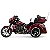 Miniatura Harley Davidson CVO Tri Glide 2021 Vermelho Maisto 1:12 - Imagem 8