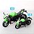 Miniatura Kawasaki Ninja ZX-10R KRT Edition 2021 Welly 1:18 C/Base - Imagem 4