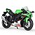 Miniatura Kawasaki Ninja ZX-10R KRT Edition 2021 Welly 1:18 C/Base - Imagem 5