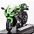 Miniatura Kawasaki Ninja ZX-10R KRT Edition 2021 Welly 1:18 C/Base - Imagem 3