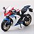 Miniatura Honda CBR 1000 RR HRC Automaxx 1:12 - Imagem 2