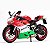Miniatura Ducati 1199 Panigale Verde Acende Faróis 1:12 - Imagem 4