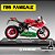 Miniatura Ducati 1199 Panigale Verde Acende Faróis 1:12 - Imagem 3