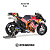 Miniatura KTM RC16 TEAM RED BULL FACTORY RACING MOTOGP 2023 BRAD BINDER 33 Maisto 1:18 - Imagem 4