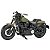 Miniatura Harley Davidson Fat Bob 112 2022 Verde Militar Maisto 1:18 - Imagem 1