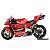 Miniatura Ducati GP Lenovo Team 2022 Piloto Francesco Bagnaia 63 Maisto 1:18 - Imagem 6